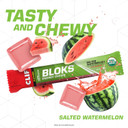 Cliff Bloks Energy Chews Bundle - Salted Watermelon 2X Sodium 2.12Oz (18 Count) And Strawberry 2.12Oz (18 Count)