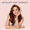 Colorcharm Permanent Gel, Hair Color For Gray Coverage, 7W Caramel