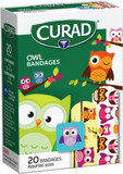 Curad Bandages, Owls, 6 Boxes Of 20, 120 Piece Assortment