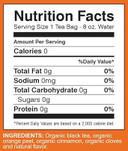 Davidson'S Organics, Orange Spice, 25-Count Tea Bags, Pack Of 6