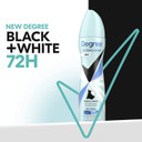 Degree Ultraclear Black+White Antiperspirant Deodorant Dry Spray Anti-White Marks And Yellow Stains Pure Clean Antiperspirant For Women 3.8 Ounce (Pack Of 12)