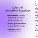 Derma E Advanced Peptides And Vegan Flora-Collagen Night Moisturizer  Hydrating Topical Facial Cream Improves Elasticity And Reduces Appearance Of Lines And Wrinkles, 2 Oz