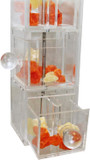 Doors & Drawers - Durable Interactive Treat Forage Box Cage Accessory Toy - For Sugar Gliders, Rats, Chinchillas, Ferrets, Parrots, Hamsters, Squirrels, Hedgehogs, Guinea Pigs & Other Small Pets