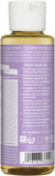 Dr. Bronner'S - Pure-Castile Liquid Soap (Lavender, 4 Ounce) - Made With Organic Oils, 18-In-1 Uses: Face, Body, Hair, Laundry, Pets And Dishes, Concentrated, Vegan, Non-Gmo
