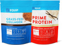 Equip Foods Collagen Powder Chocolate & Prime Protein Powder Vanilla