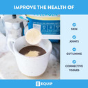 Equip Foods Grass Fed Collagen - 100% Hydrolyzed Bovine Collagen Peptides With Amino Acids - Prime Beef Collagen For Healthy Joints, Skin & Nails - Non-Gmo, Paleo Friendly, 1.11 Pound, Vanilla