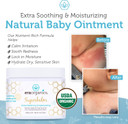 Era Organics Healing Ointment For Babies - Usda Certified Organic Natural Gentle Moisturizer For Sensitive Skin Prone To Baby Eczema, Cradle Cap (Infant Seborrheic Dermatitis), Rashes & Hives (4 Oz.)