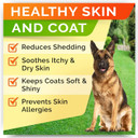 Fish Oil Omega 3 + Allergy Relief Bundle - Allergy And Itch Relief + Allergy Chews&Anti Itch Support Supplement - Epa&Dha Fatty Acids + Pumpkin - Shedding, Itchy Skin Relief - 360 Chews - Made In Usa