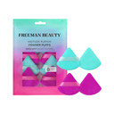 Freeman Mother Puffer Powder Puff 8 Count Set, Makeup Puffs For Pressed Or Loose Powder, Velvet Material, Cloud Skin, Triangle Powder Puffs With Finger Band For Setting & Baking, Vegan & Cruelty-Free Freeman Mother Puffer Powder Puff 8 Count Set, Makeup Puffs For Pressed Or Loose Powder, Velvet Material, Cloud Skin, Triangle Powder Puffs With Finger Band For Setting & Baking, Vegan & Cruelty-Free