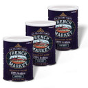 French Market Coffee & Chicory Restaurant Blend Dark Roast Ground Coffee, 12Oz Can (Pack Of 3)