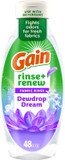 Gain Rinse And Renew Fabric Rinse, Dewdrop Dream, 48 Fl Oz, Odor Fighter