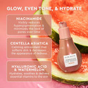 Glow Recipe Refillable Pink Juice Hydrating Face Moisturizer With Hyaluronic Acid & Watermelon (50Ml) + Niacinamide Hue Drops Tinted Face Serum (40Ml) + Plum Plump Hyaluronic Acid Lip Balm (15Ml)