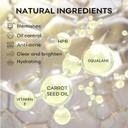 Hair Removal Cream With Retinol Serum, Intimate/Private Hair Removal And Face Serum With Squalane And Vitamin E, Face Firming Elixir For Anti Aging, Reduces Age Spots And Resist Fine Line