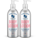 Hand In Hand Moisturizing Body Lotion, Dry Skin Lotion With Shea Butter, 10 Fl Oz, Bergamot & Crisp Basil, Cactus Blossom Scent, 2 Pack