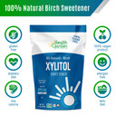 Health Garden Birch Xylitol Sweetener - Pure Birch Xylitol - Non Gmo, Kosher, And Made In The U.S.A. - Ideal Powdered Sugar Substitute - Non-Gmo Sugar Alternative - 15 Oz