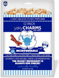 Himalayan Dog Chew Yakycharms Bacon Popcorn Dog Treats | Dog Training, Treats For Dogs, 100% Yak Cheese | Microwavable, Gluten, Grain, Lactose Free, Usa Made | 12 Pack, White