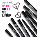 Wet N Wild Breakup Proof Waterproof Retractable Gel Eyeliner Charcoalcharcoal0.008 Ounce (Pack Of 1)