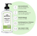 J.R. Watkins Liquid Hand Soap With Dispenser, Moisturizing Hand Soap, Alcohol-Free Hand Wash, Cruelty-Free, Usa Made Liquid Soap For Bathroom Or Kitchen, Aloe & Green Tea, 11 Fl Oz, 3 Pack