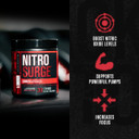 Jacked Factory Nitrosurge Pre-Workout In Blue Raspberry & Watermelon Nitrosurge Shred Thermogenic Pre-Workout For Men & Women
