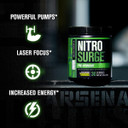Jacked Factory Nitrosurge Pre-Workout In Blue Raspberry & Watermelon Nitrosurge Shred Thermogenic Pre-Workout For Men & Women