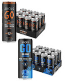 Jocko Go Energy Drink Bundle - Orange & Blue Raspberry (24 Cans) 2 Flavors Jocko Go Energy Drink Bundle - Orange & Blue Raspberry (24 Cans) 2 Flavors