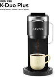 Keurig K-Duo Plus Coffee Maker, Single Serve K-Cup Pod And 12 Cup Carafe Brewer, With Green Mountain Favorites Collection K-Cup Pods, 40 Count