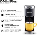 Keurig K-Mini Plus Single Serve Coffee Maker With Donut Shop Coffee Pods, 32 Count