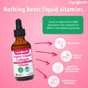 Liquidhealth 100% Vegan Collagen Plus Biotin 100,000Mcg Liquid Drops - Plant-Based Liquid Collagen For Women, Men - Hair & Nail Growth, Skin Health, Boosts Metabolism - Non-Gmo, Sugar Free (2 Oz)