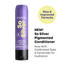 Matrix So Silver Purple Shampoo And Pigmented Conditioner Set | Removes Brassy Yellow Undertones | Toning Conditioner For Blondes And Greys | For Color Treated Hair | Premium Salon Conditioner | Vegan