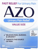 Mck18582700 - Mckesson Urinary Pain Relief Azo Standard 95 Mg Strength Tablet 30 Per Bottle