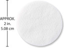 Medline Simply Soft Cotton Rounds (300 Count), 100% Cotton Absorbent And Textured Cotton Pads, Lint-Free