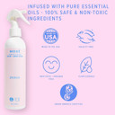 Mox Peace Linen & Room Spray, Zen-Ful Essential Oils, Natural Aromatherapy Mist, Home & Bedroom, Office, Furniture, Bedding, Pillows, Sheets, Bergamot, Lime, Mandarin, Geranium, 8 Ounces (1 Pack)