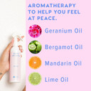 Mox Peace Linen & Room Spray, Zen-Ful Essential Oils, Natural Aromatherapy Mist, Home & Bedroom, Office, Furniture, Bedding, Pillows, Sheets, Bergamot, Lime, Mandarin, Geranium, 8 Ounces (1 Pack)
