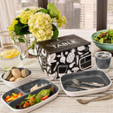 Munchkinã¢Â® Grown Ups Table 7Pc Toddler Feeding Supplies Gift Set, Includes Plates, Bowl, Open Cup And Stainless Steel Utensils, Grey