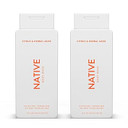 Native Body Wash Contains Naturally Derived Ingredients | For Women & Men, Sulfate, Paraben, & Dye Free Leaving Skin Soft And Hydrated | Citrus & Herbal Musk 18 Oz - 2 Pk