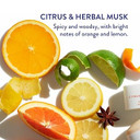 Native Body Wash Contains Naturally Derived Ingredients | For Women & Men, Sulfate, Paraben, & Dye Free Leaving Skin Soft And Hydrated | Citrus & Herbal Musk 18 Oz - 2 Pk