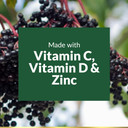 Nature'S Bounty Elderberry Gummies, Dietary Supplement, Supports Immune Health, Contains Vitamin A, C, D, E And Zinc, 100 Mg, 120 Gummies
