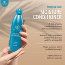 Ovation Hair Moisturizing 3-Step System - With Moisture Shampoo, Conditioner, And Cell Therapy Growth & Scalp Treatment - Nourish, Smooth, Detangle, & Hydrate Brittle Locks