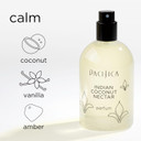 Pacifica Beauty Indian Coconut Nectar Spray Perfume, Fragrances, Calm, Tiare, Sugar, Vanilla, Almond, Amber, Perfume Spray, Parfum, Clean Perfume, Eau De Toilette, Vegan, 2 Fl Oz (1 Count)