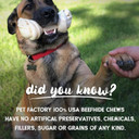 Pet Factory 100% Made In Usa Beefhide Chips Dog Chew Treats - Beef & Chicken Flavor, 8 Oz