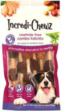 Pet Factory Incredichewz Rawhide-Free 5" Kabobs Dog Chew Treats W/ Real Chicken & Duck Meat Wrap - 6 Count/1 Pack
