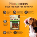 Pork Chomps Premium 6Ct Meaty Skewers, Brown , 3.98 Ounce (Pack Of 1)