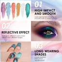 Focallure Chameleon Cream Eyeshadow,Intense Color Shifting Creamy Eye Shadows,Highly Pigmented Metallic,Shimmer,Multi-Reflective Finishes,Moody Angel11 Moody Angel