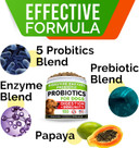 Probiotics Treats For Dog Bundle - Digestive Enzymes + Prebiotics - Chewable Fiber Supplement - Allergy, Diarrhea, Gas, Constipation, Upset Stomach Relief - Improve Digestion & Immunity - 300 Chews