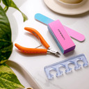Sally Hansen Instant Cuticle Removerã¢Â + Tools Bundle, Includes Salon Effectsã¢Â® Pro Nail Files, Salon Effectsã¢Â® Pro Nail Buffer, Salon Effectsã¢Â® Pro Jelly Toe-Spacer, Nip 'Em Neat