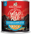 Stella & Chewy'S Wild Red Wet Dog Food Chicken & Lamb Stew High Protein Recipe, 10 Ounce (Pack Of 6)