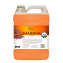 Sulu Organics 100% Pure Organic Extra Virgin Unrefined Flax Seed Oil 1 Gallon (128 Fl.Oz)