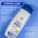 True+Real Classic Everyday Clean Anti-Dandruff Shampoo, Pyrithione Zinc 1%, Daily Use Scalp Care For All Hair Types, 14.2 Fl Oz, 6 Pk