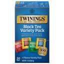 Twinings Variety Pack Black Tea Bags, 20 Count (Pack Of 6), Includes English Breakfast, Early Grey, Irish Breakfast, And Lady Grey, Caffeinated, Enjoy Hot Or Iced | Packaging May Vary