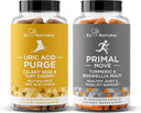 Uric Acid Purge And Primal Move Bundle - Advanced Whole-Body Joint Health Support For Active Mobility, Flexbility & Comfort